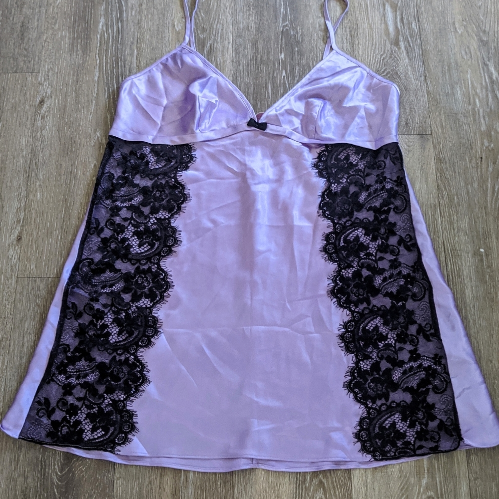 Victoria secret lavender nightgown slip Chemise